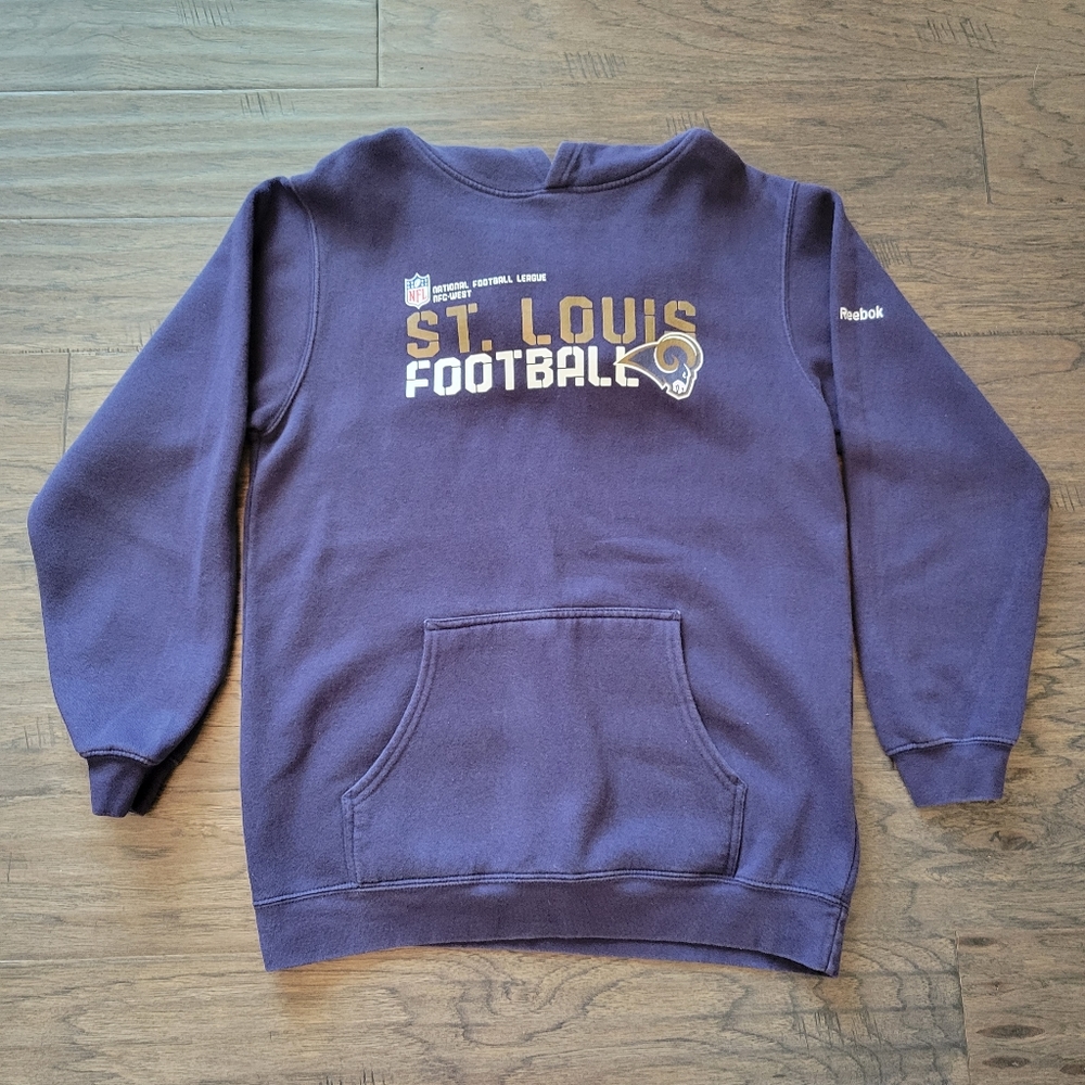 Boy's St. Louis Rams Reebok Blue Sweatshirt - Size XL - Like New